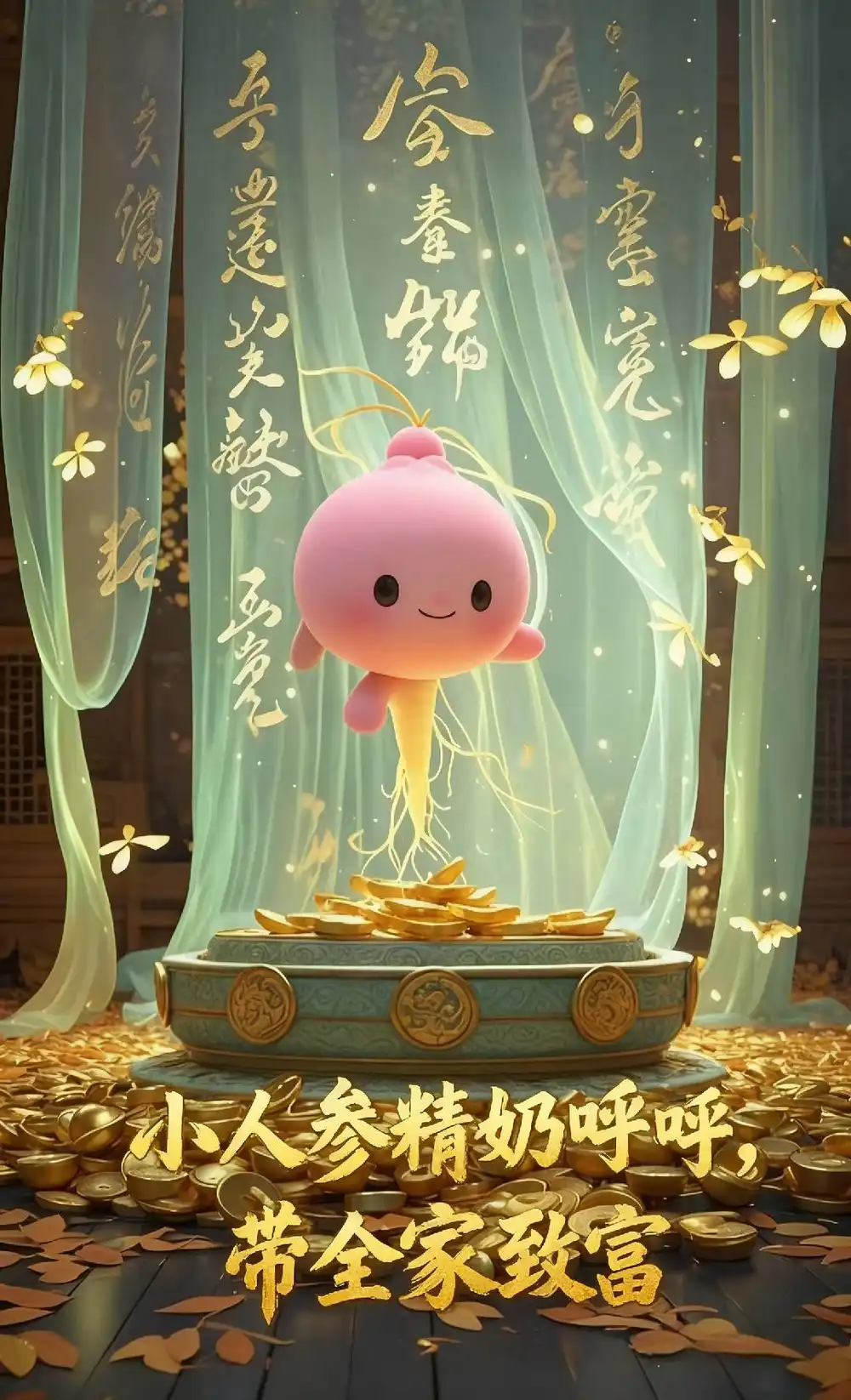 《小人参精奶呼呼带全家暴富(58集)》短剧全集免费在线看