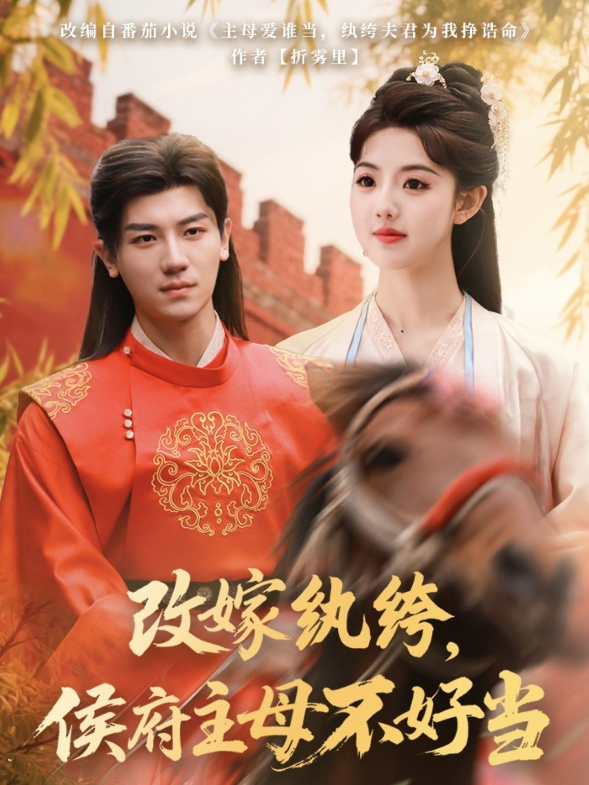 改嫁纨绔,侯府主母不好当(80集)安子杨&田甜一